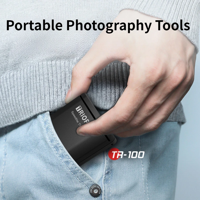 TRIOPO Portable TR100 Camera Flash Multi Level Adjustable Mirrorless Camera Flash DSLR External Light for Canon Nikon Sony Fuji