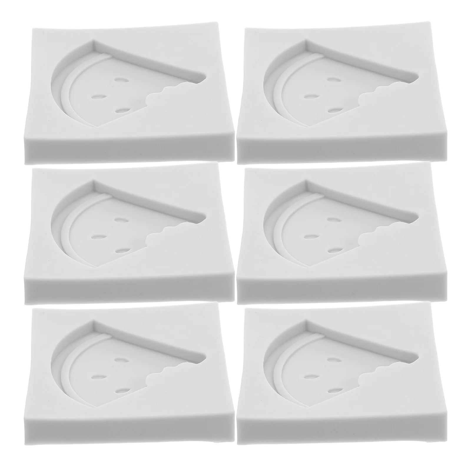 แม่พิมพ์ซิลิโคนรูปผลไม้ 6 ชิ้น ลายแตงโม สำหรับทำช็อกโกแลต ลูกอม ตกแต่งเค้ก และทำเยลลี่