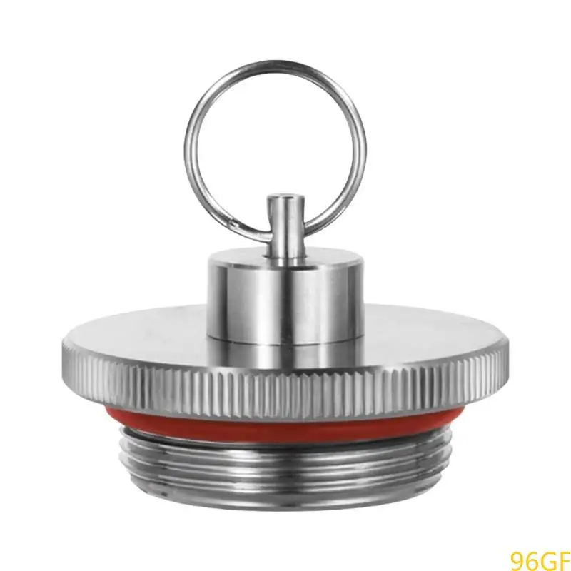 96GF homebrew kegs ครอบคลุมสแตนเลสสองฝาระบายความดันช่องระบายอากาศสำหรับถังเบียร์ที่บ้าน