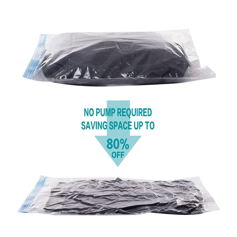 Travel Vacuum Seal Storage Bags Packing Clothes Multi-Purpose Folding Bag Space Save Luggage Organizer For Traveling Compression