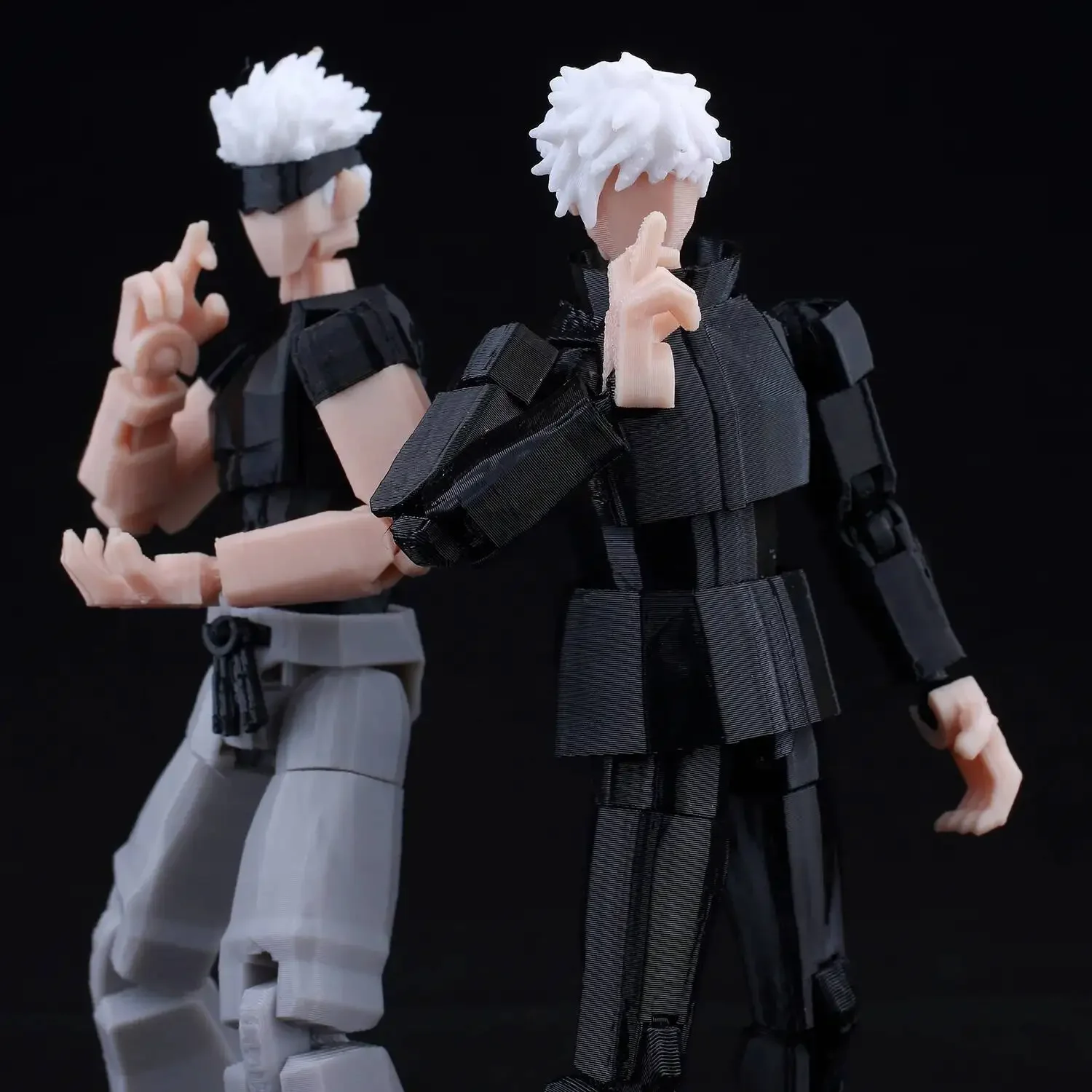 9L3D Titan 13 Vormontiertes Gojo Sukuna Jujutsu Toji Actionfiguren-Set 3D-Druck Dummy Glücksbringer Vollkörper Mechanischer Roboter Spielzeug – Detail 13