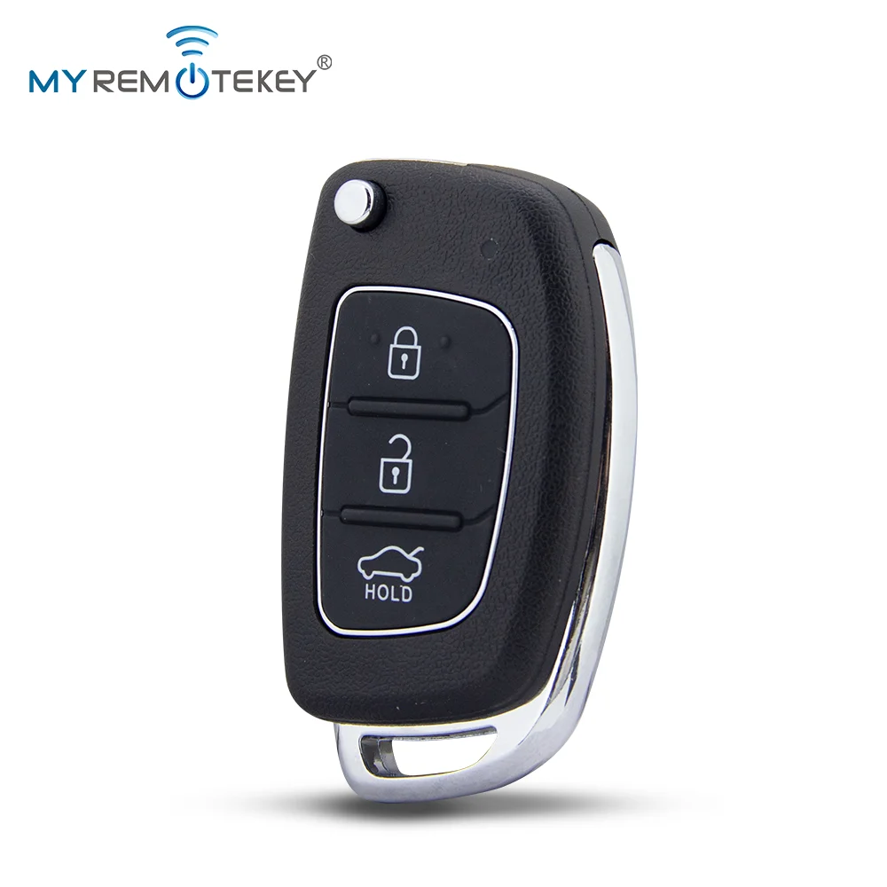 MYREMOTEKEY FCC ID RKE-4F08 Klappbarer Fernbedienungsschlüssel für Hyundai Santa Fe Accent mit 3 Tasten – Detail 5