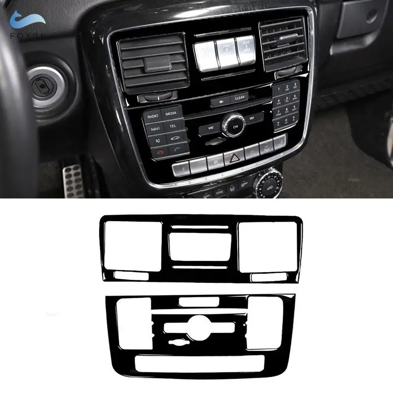 Car Central CD AC Control Panel Air Vent Outlet Frame Cover Trim For Mercedes Benz G Class W463 2013 2014 2015 2016 2017 2018