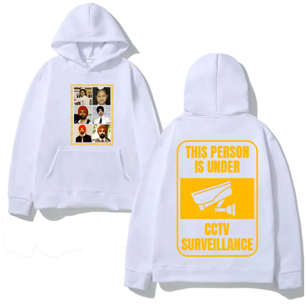 سترة بقلنسوة للمراقبة عالية الجودة Diljit Dosanjh نفس الموقع الرسمي من الصوف مع هودي مريح من الصوف بغطاء للرأس