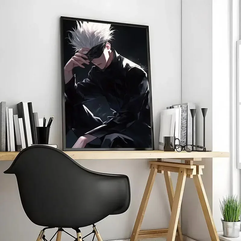Jujutsu Kaisen Gojo Anime 5D Full Round Drill Diamond Painting Eyepatch Mosaic Embroidery Art Home Wall Decor DIY Craft