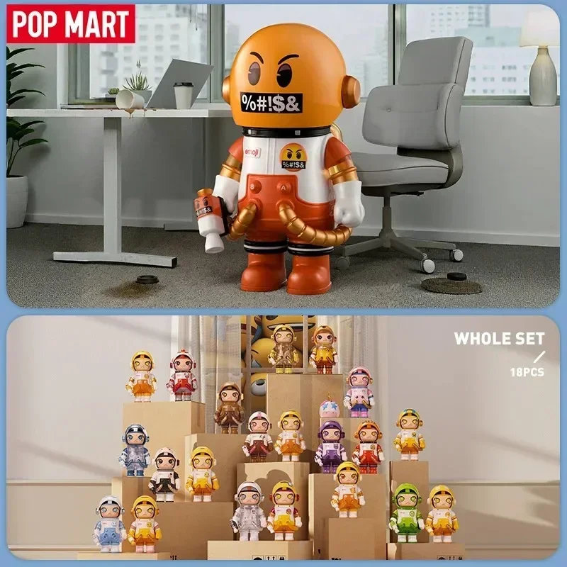 

POP MART MEGA SPACE MOLLY 100% x emoji Series Trendy Blind Box Toys Mystery Box Mistery Action Figure Surprise Model Gift