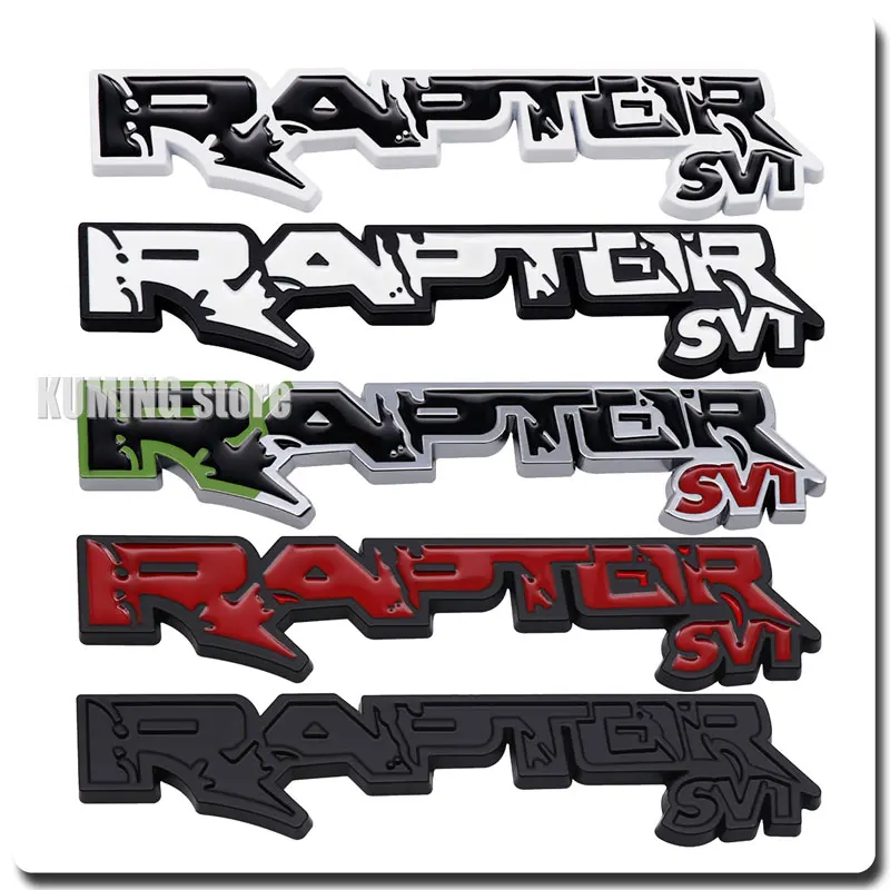 3d Metall Auto Aufkleber Svt Raptor Logo Emblem Körper Aufkleber für Ford Ranger F150 F250 F350 F450 F550 Svt Dekor Zubehör