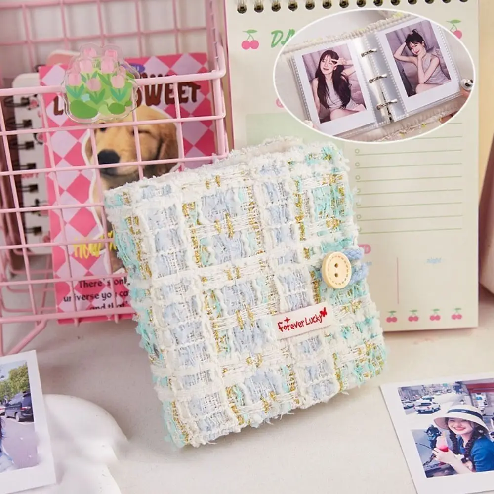 PP Card Book New Mini Fabric Photo Collect Book Office Supplies Gift Binder Photo Album