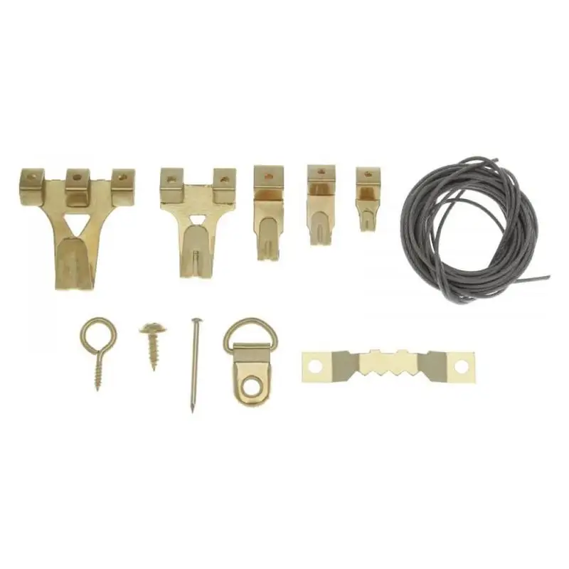 Picture Hanging Kit 282 Pieces Picture Hanging Kits Frame Hanging Hardware With Hooks Wire Nails D Ring Sawtooth And Screw Eyes