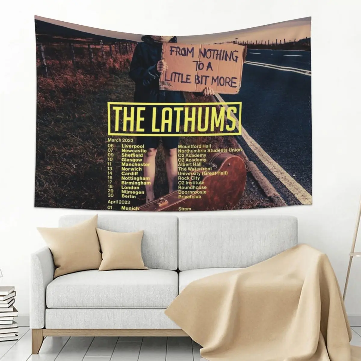 

Date of UK / EU The Lathums UK/EU tour 2023 Tapestry