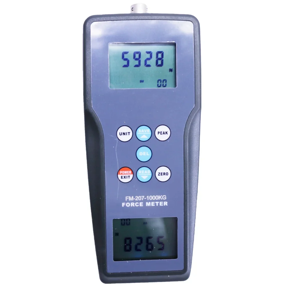 2026 FM-207-1000K Digital Push and Pull Force Gauge Force Tester 9800N/2200 Lbf/1000kg