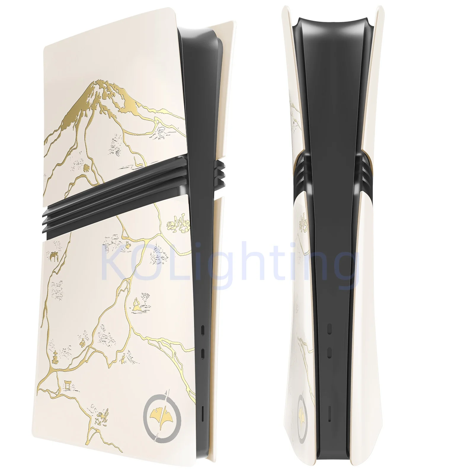 غطاء واجهة Ghost Case غطاء بديل من البلاستيك الصلب لجهاز Playstation 5 Pro Model Digital Edition Console Accessories Yotei #2