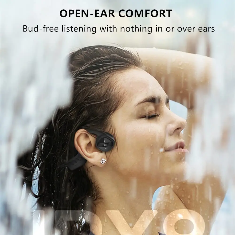 Tai Nghe Không Dây Dẫn Truyền Xương Bluetooth IPX8 Chống Nước Bơi Tai Nghe Với 32G RAM Mp3 Nhạc MicrophoneFor Xiaomi Sony