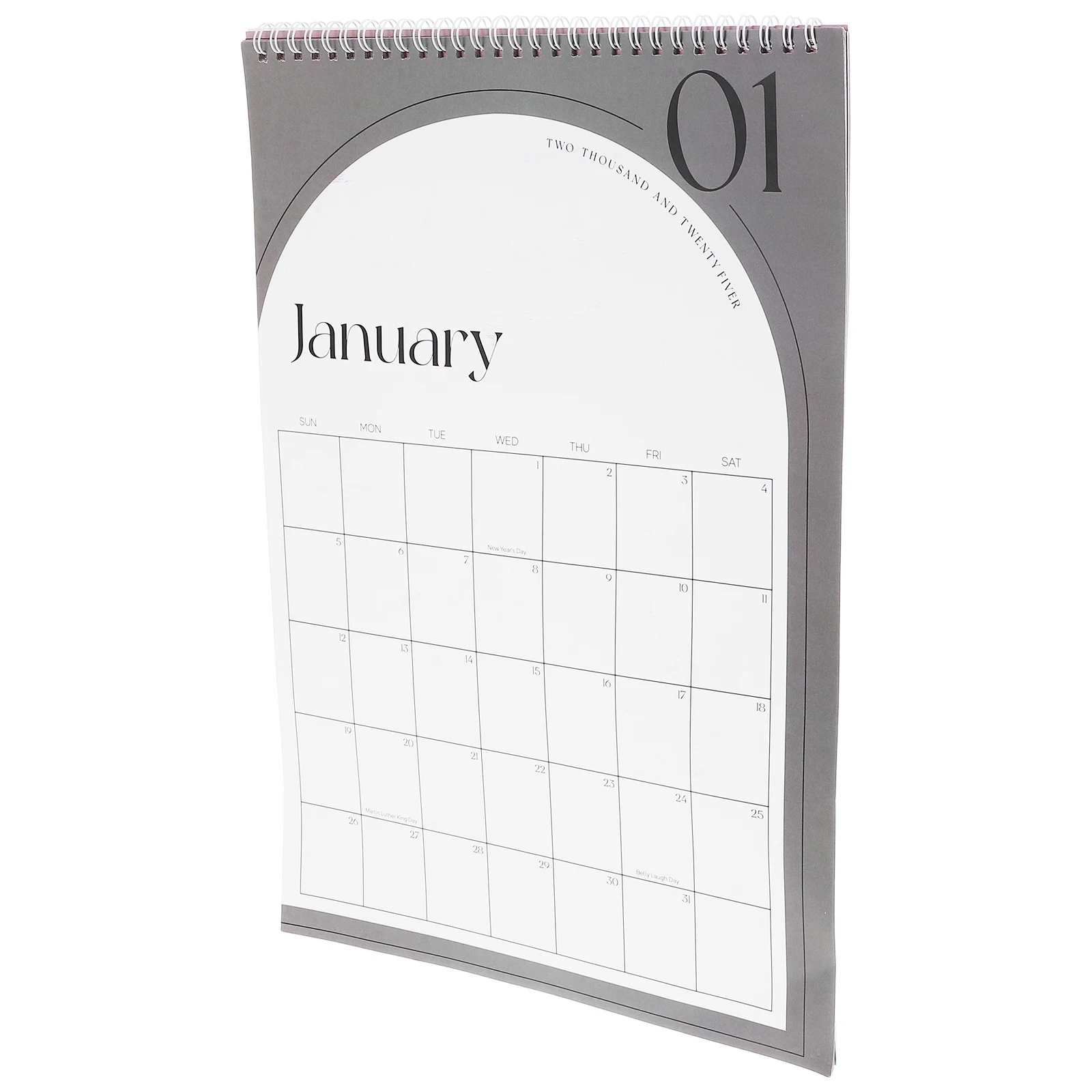 

2026 A5 PU Hanging Calendar Daily Weekly Scheduler with Monthly Index Bookmark Compact Stylish Office Appointment Journal