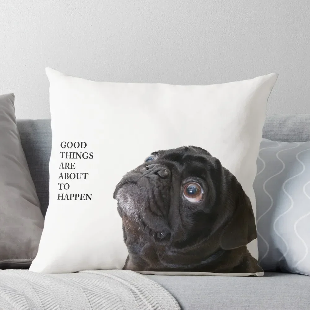 

Good things black pug Throw Pillow Cushions For Decorative Sofa Christmas Pillow Decorative Pillow Covers For Sofa