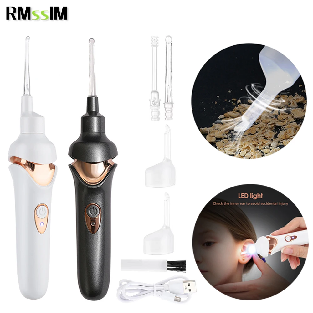 

Electric Ear Cordless Safe Vibration Painless Vacuum Ear Wax Pick Cleaner Remover Spiral Ear Cleaning Device Dig Wax Earpick Car