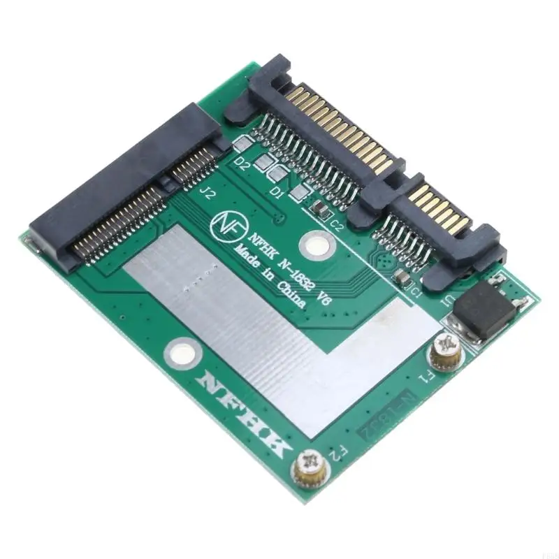 F68B MSATA a 2,5 pollici SATA3 da 6 Gbps Adattatore SSD Convertitore Mini PCIE SSD Adattatore SSD Modulo Modulo per laptop