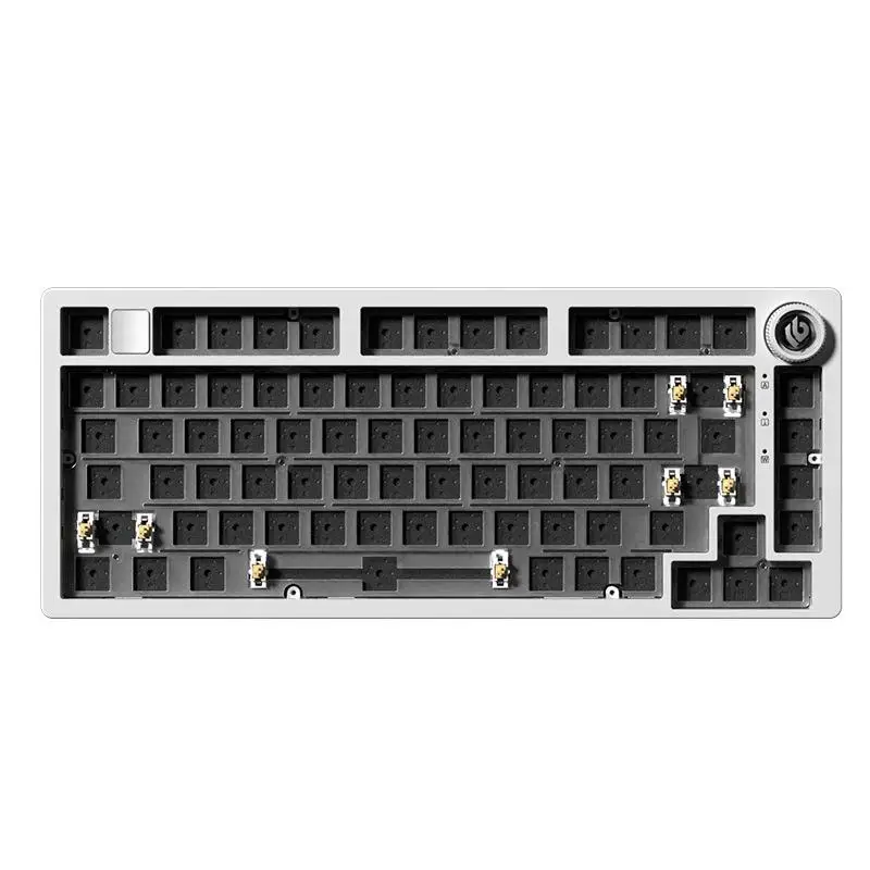 

Комплект механической клавиатуры Leobog Hi75C -3-режимная проводная игра для киберспорта с возможностью горячей замены по индивидуальному заказу Одиночный RGB-обсидиан Больше вариантов