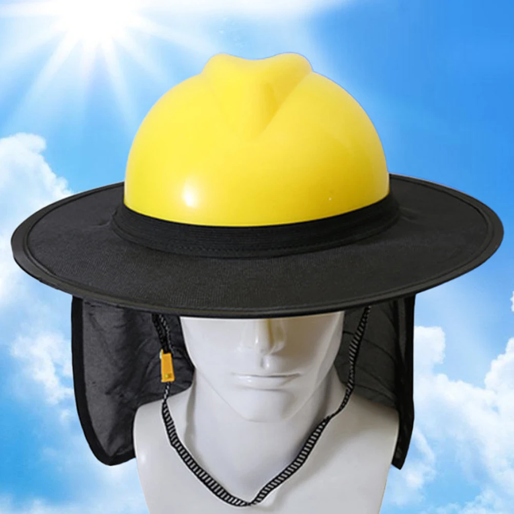 

Sun Visor Hard Hat Protection Safety Shade Grid Foldable Sunshade Head Cover Protector