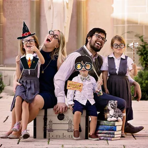 25 piezas/set Harry Potter Tema de cumpleaños Fiesta de cumpleaños Propiedades extrañas Propiedades Magno Magia Decoración de la fiesta Suministros de fotos de cosplay 10 mejores ventas Tema de Harry Potter - №9