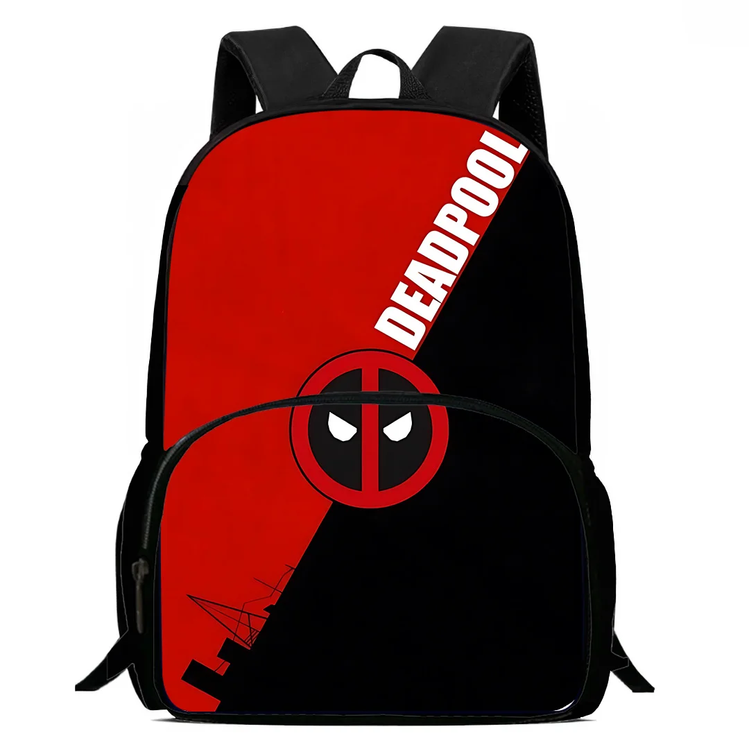 Superhero Deadpools Backpacks Boys and Girls Student Birthday Gift Child School Bags Large Capacity Camping Durable Rucksack