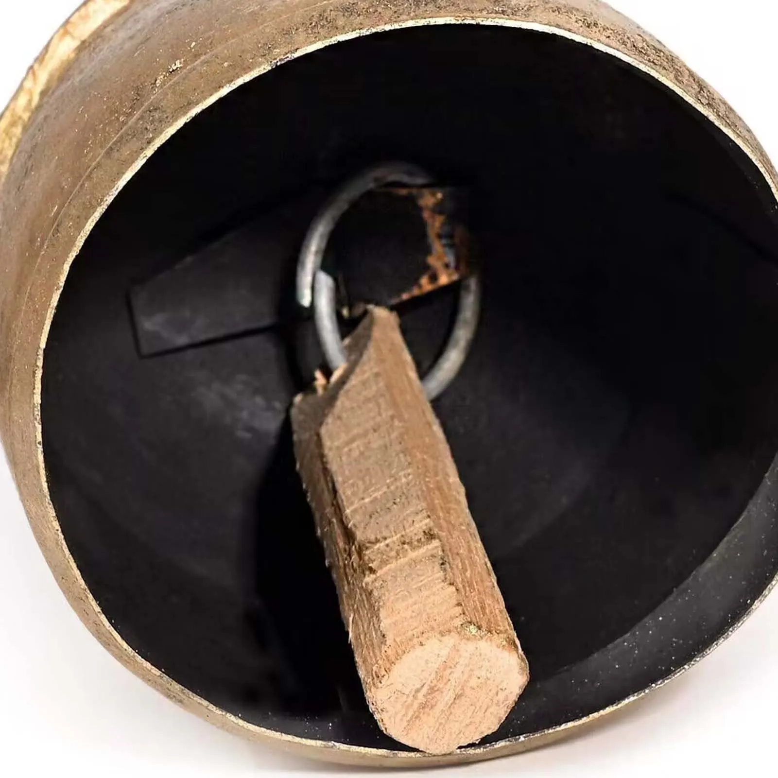 

2025 Christmas Pendant 3pcs Rural Style Giant Cow Bell Thanksgiving Day Harvest Festival Dining Table Decoration Xmas Props