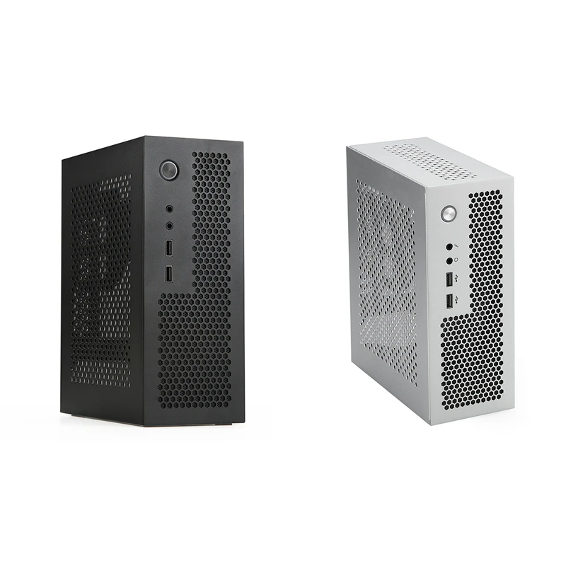 

A09 HTPC Computer Case Mini ITX Gaming PC Chassis Desktop Chassis USB2.0 Computer Case Home Computer Case