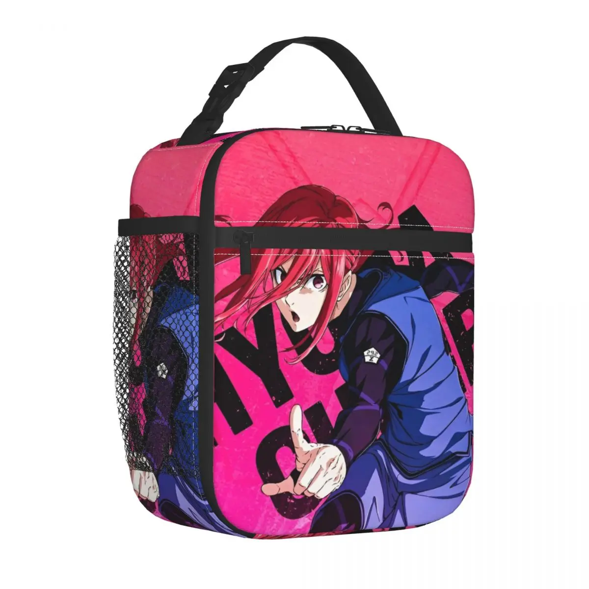 Blue Lock Soccer Anime Insulated Lunch Bag Thermal Bag  Meal Container High Capacity Tote Lunch Box Food Storage Bags