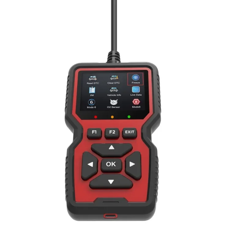 Color screen can be printed and upgraded in 10 languages, car fault Probe