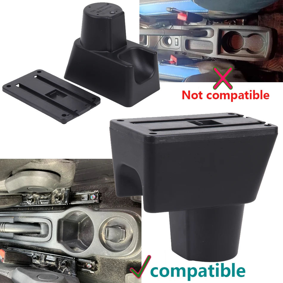 For Renault Duster Armrest Box For Renault Duster Car Armrest 2010-2018 Dedicated Retrofit Interior Storage Box Car Accessories