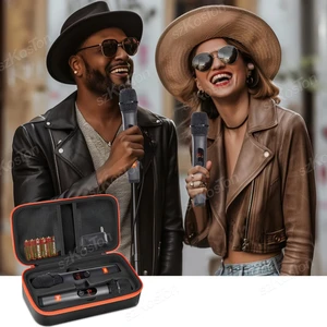 JBL-Caso Wireless Mikrofon für Karaoke, zwei Mikrofonsysteme, tragbares Universal, Doppelmikrofon, Koffer, Gesang 12 Hauptverkaufsmikrofon JWL U585 - №8