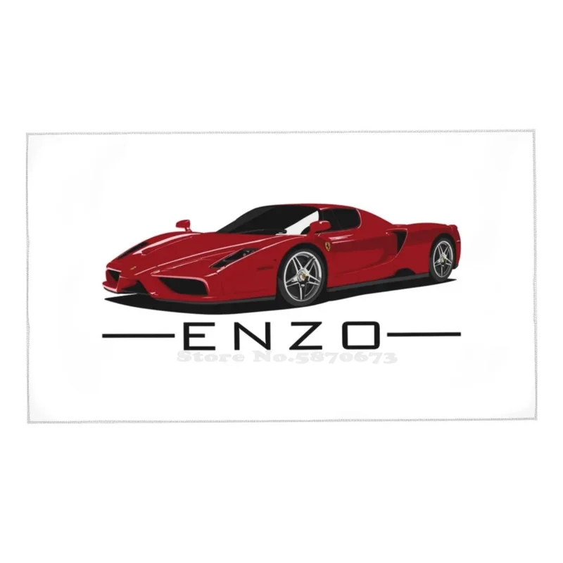 Ferrari Enzo Badkamer Zwemmen School Reizen Zachte Handdoeken Ferrari Autocoureur Ferrari Formule 1 Ferrari Laferrari Supercar