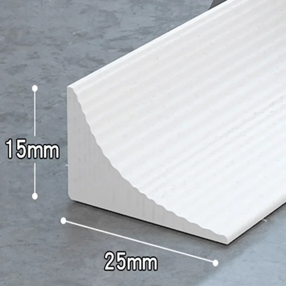 Silicone Water Barrier Bathroom Water Stopper Kitchen Countertop Bendable Retaining Strip Dry And Wet Separation Flood Barriers