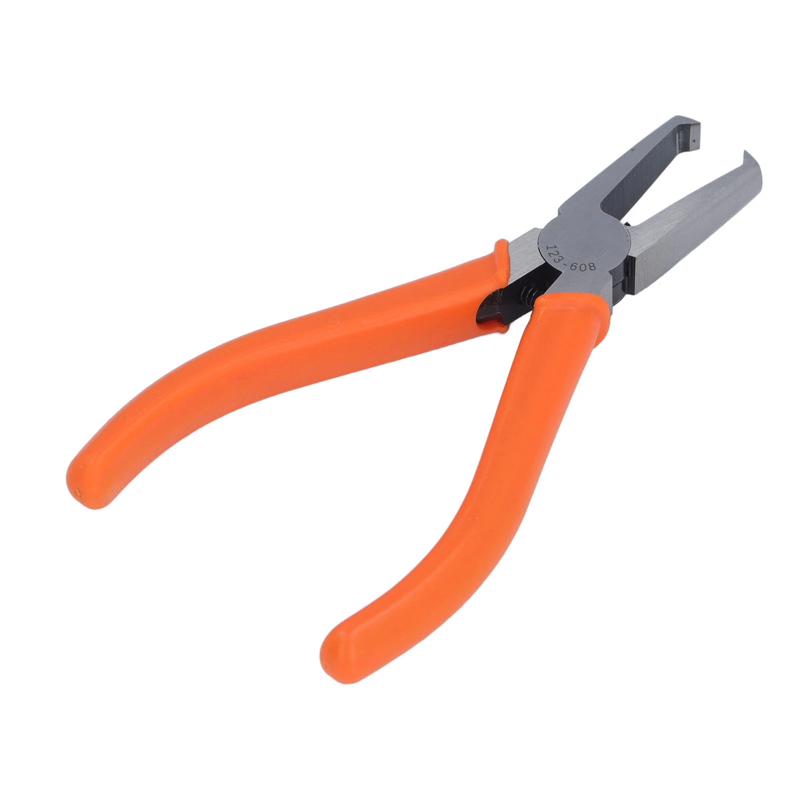 Transverse End Cutter 8mm CRV Long Nose Flush Jaw End Cutting Pliers with Auto Reset Spring for Electronics Repair