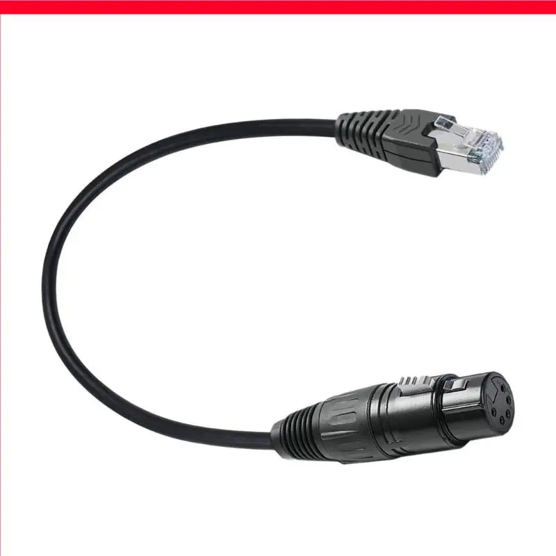 

D46B Professional XLR5P to RJ45 Adapter Cable for Stage Audios Equipment 50cm