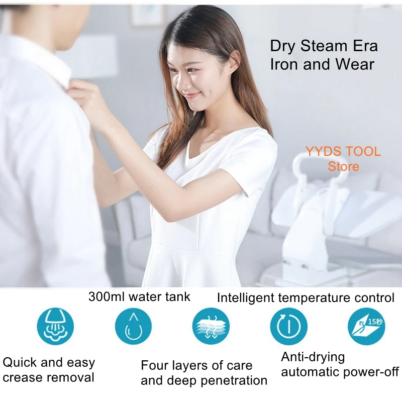 Portable steam iron ironing board automatic mini steam ironing machine home commercial drying sheets