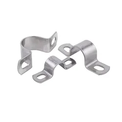 304 Stainless Steel Thickened Saddle Clamp, Water Pipe Bracket, U-Shaped Pipe Buckle