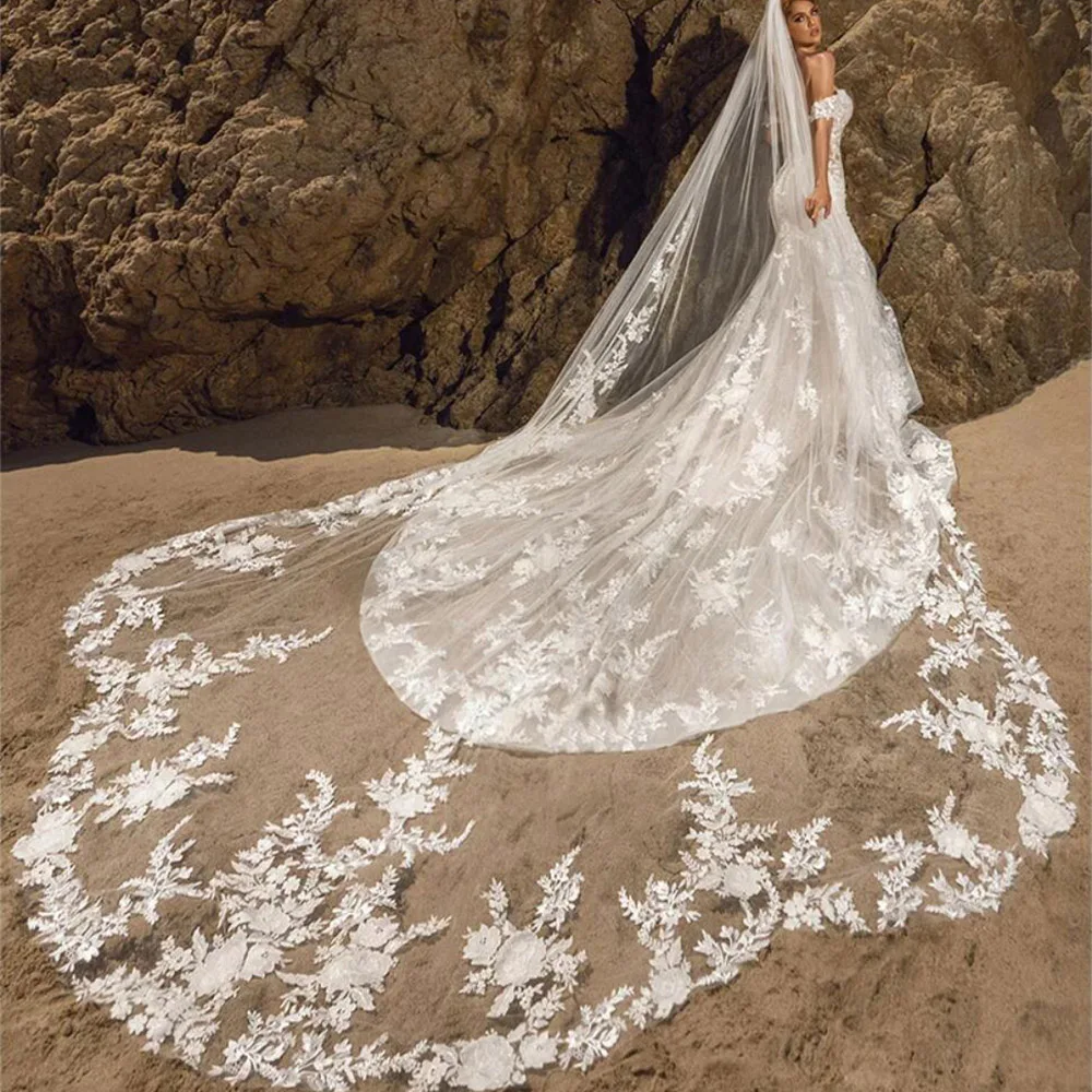 customized-long-wedding-veil-vintage-mermaid-bridal-veil-single-tier-cathedral-veil-with-comb-wedding-accessories