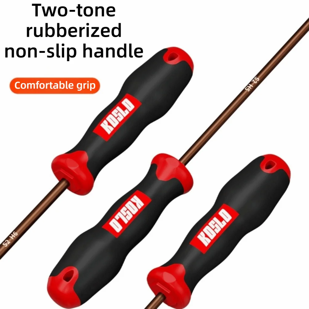 New Internal Hex Hexagonal Screwdriver Straight Shank H2.5/4mm Hexagonal Wrench Extended Length Maintenance Tool