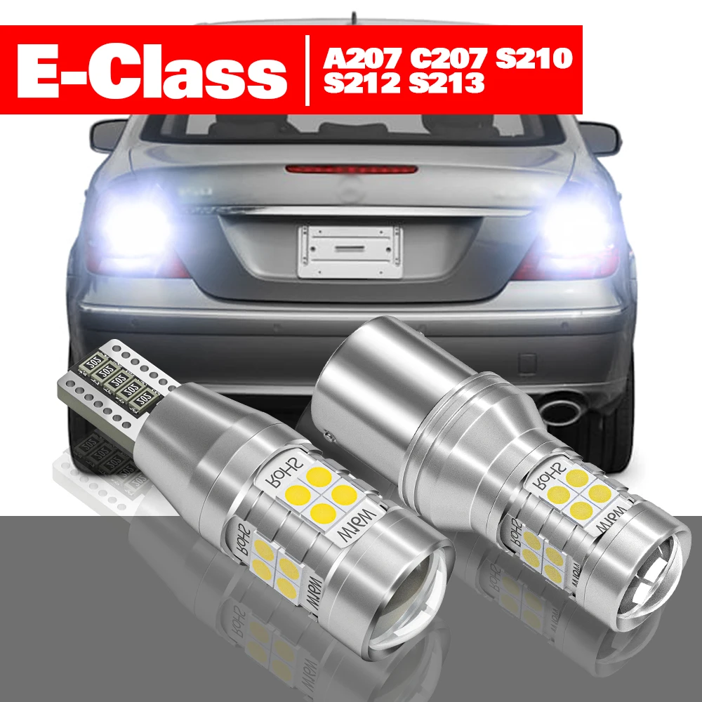 

For Mercedes Benz E Class A207 C207 S210 S212 S213 2009-2021 1996-2003 2pcs LED Reverse Light Backup Lamp Accessories 2018 2019