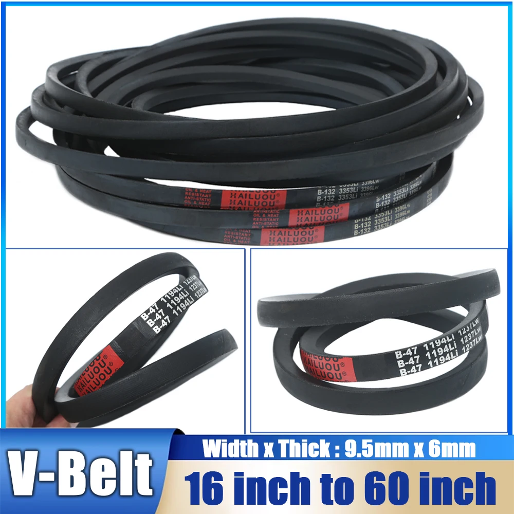 

M Type Agricultural Machinery V-Belt Industrial Triangle Belt M-16 inch to M-60 inch Transmission Drive Belt