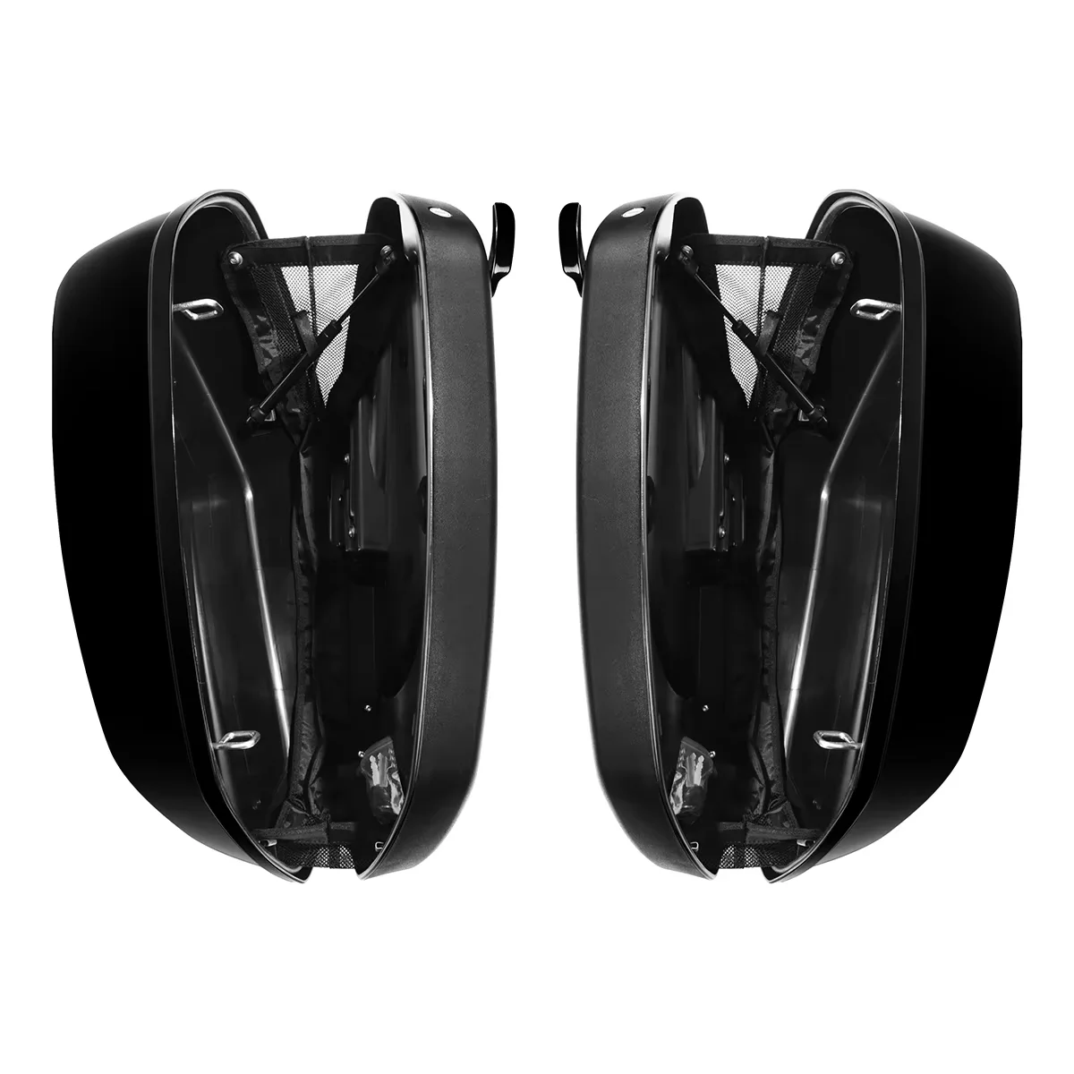 Motorcycle Pair Hard Saddlebags For Harley Low Rider S T FXLRST/FXLRS/FXRST El Diablo/FXLR/Softail Street Bob FXBB FXBBS