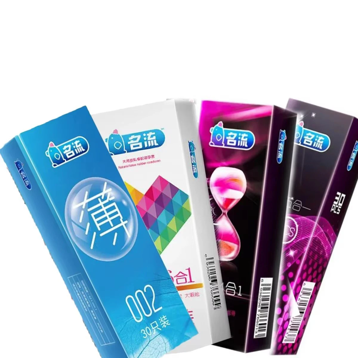 30 /24PCS PERSONAGE Condoms Natural Latex Long-lasting Ultra Thin Dotted Sex Toys Safer Intimate Goods Condoms Penis Sleeve
