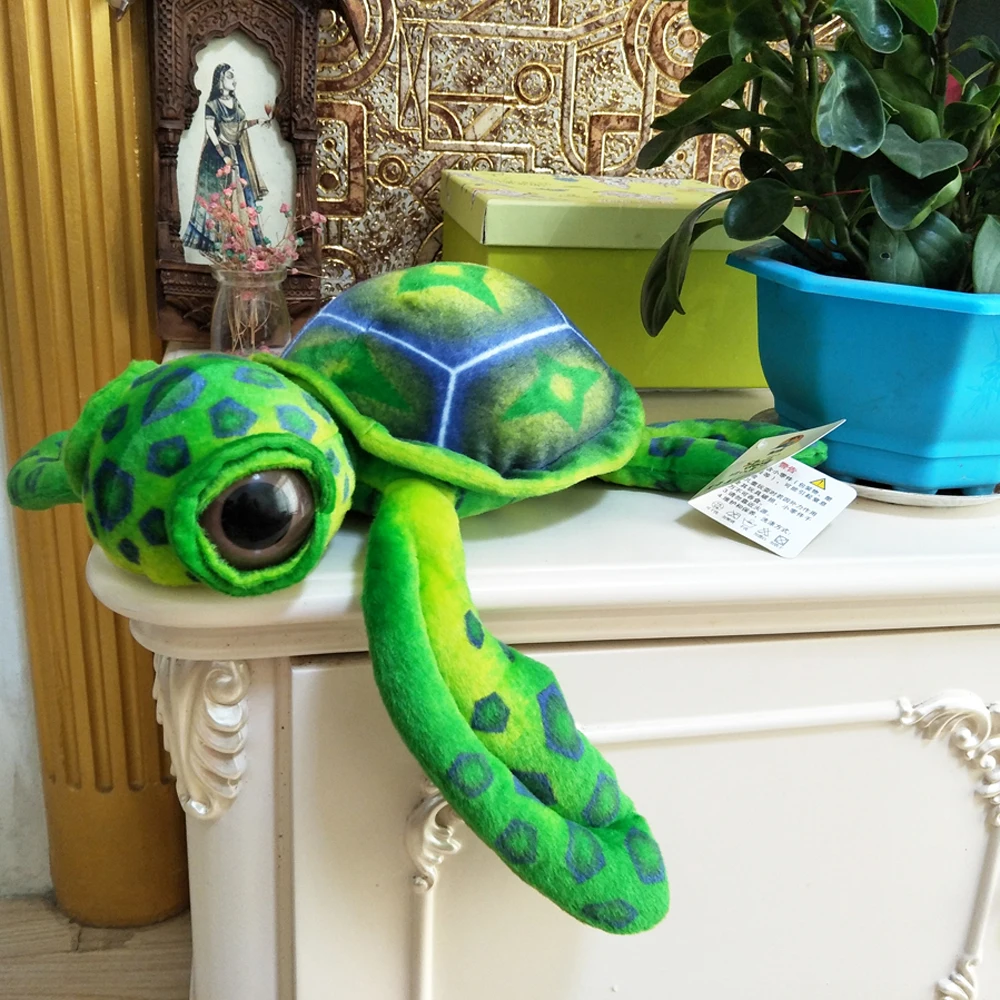 Simulated Turtle Children Plush Toy Stuffed Toy Big Eyes Turtle Ocean Animals