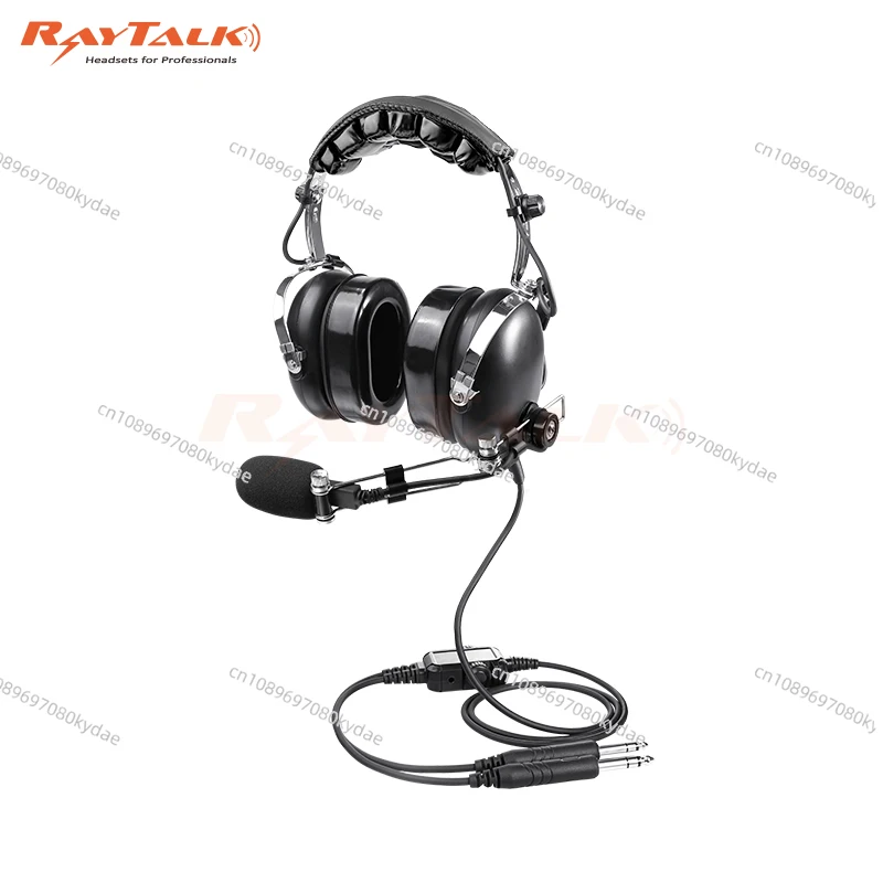 PNR Passive Noise Reduction Pilot Aviation Headset With U-174U Connector For Helicopters