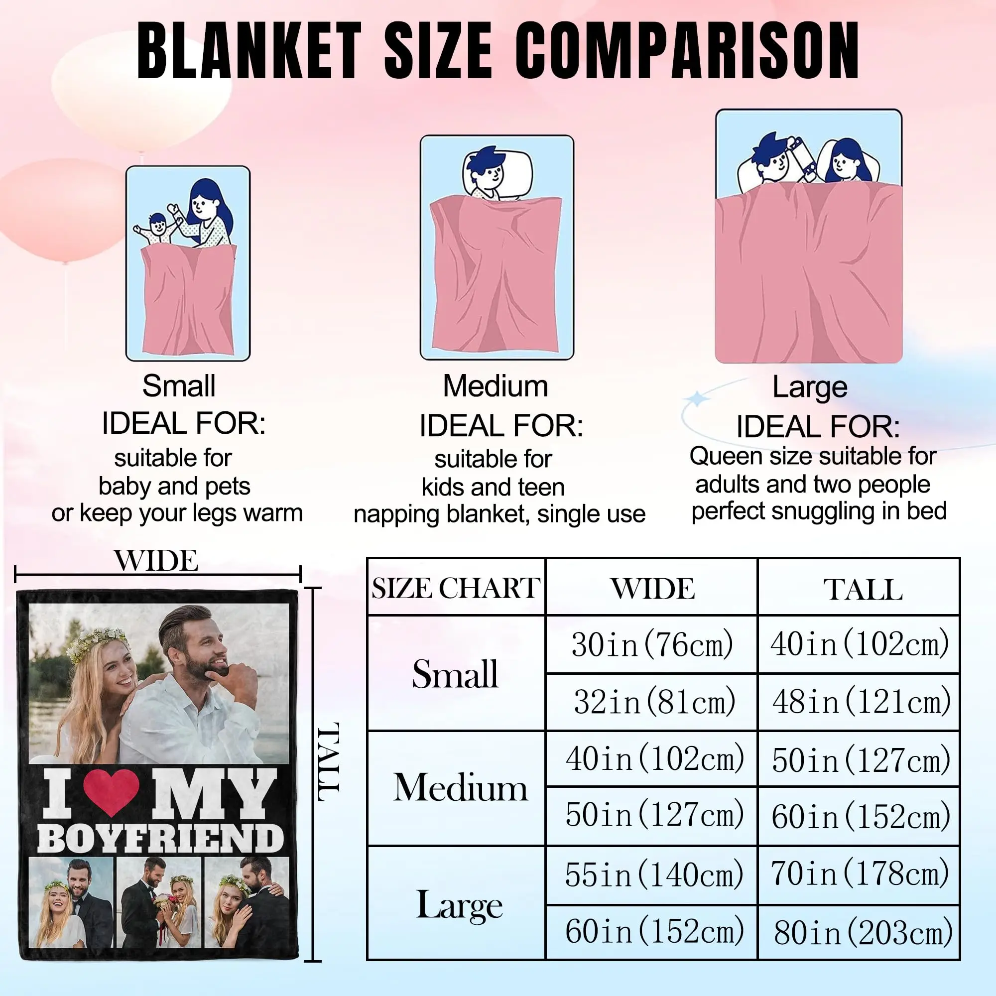 1 قطعة بطانية مخصصة التصميم الخاص بك شعار الأسرة صور طباعة بطانية ناعمة دافئة مخصصة لمحبي أبي أمي لشتاء السنة الجديدة هدية