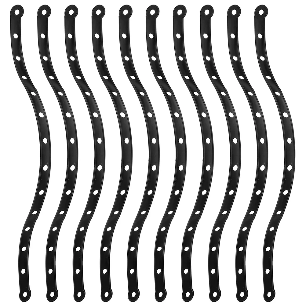 10Pcs Clothes Hanger Connecting Strips Plastic Display Hanging Strips for Closet and Store Organization