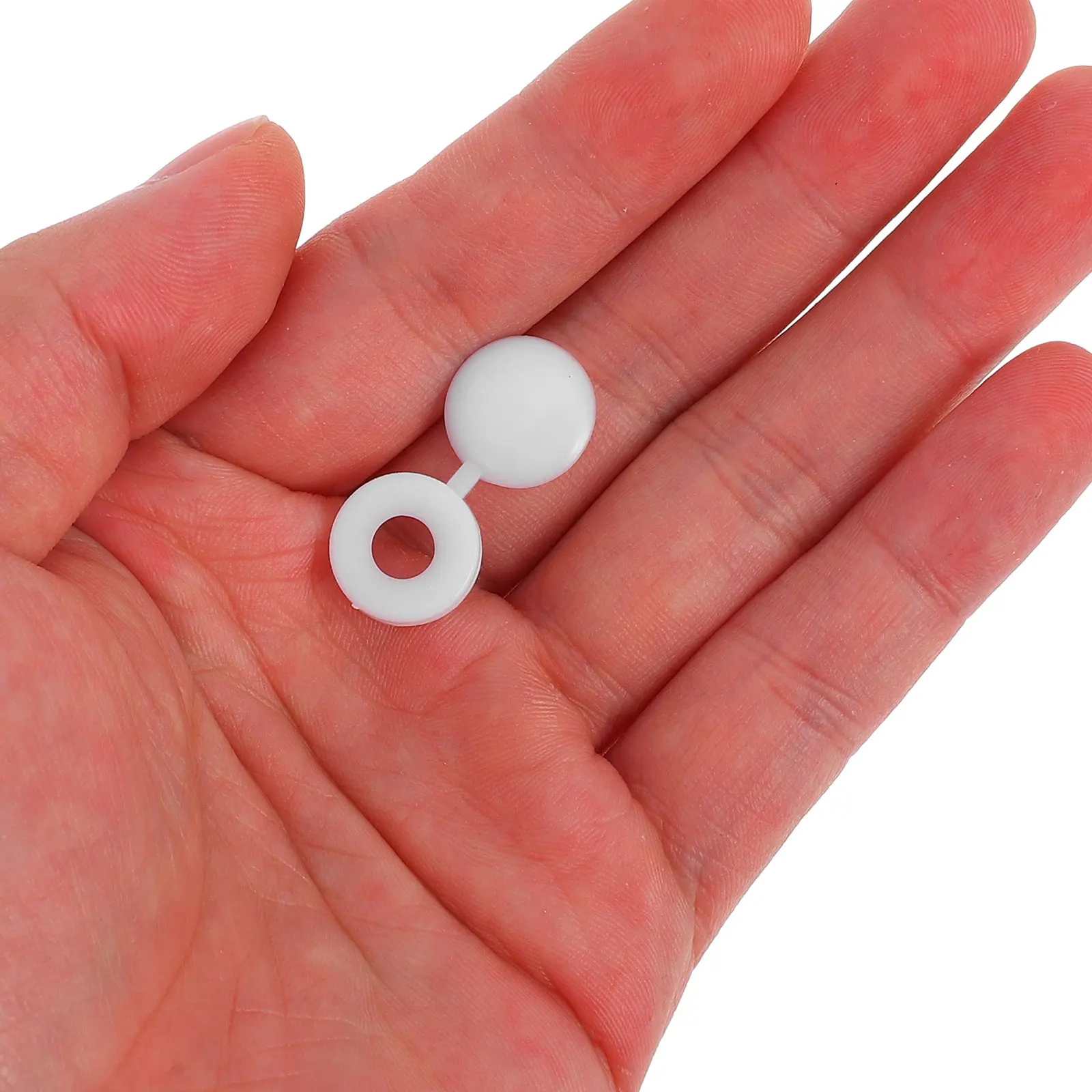 

500Pcs Furniture Screw Covers Black Plastic Flip Top Hinged Decorative Screw Hole Caps for Cupboards Desks Office Projects