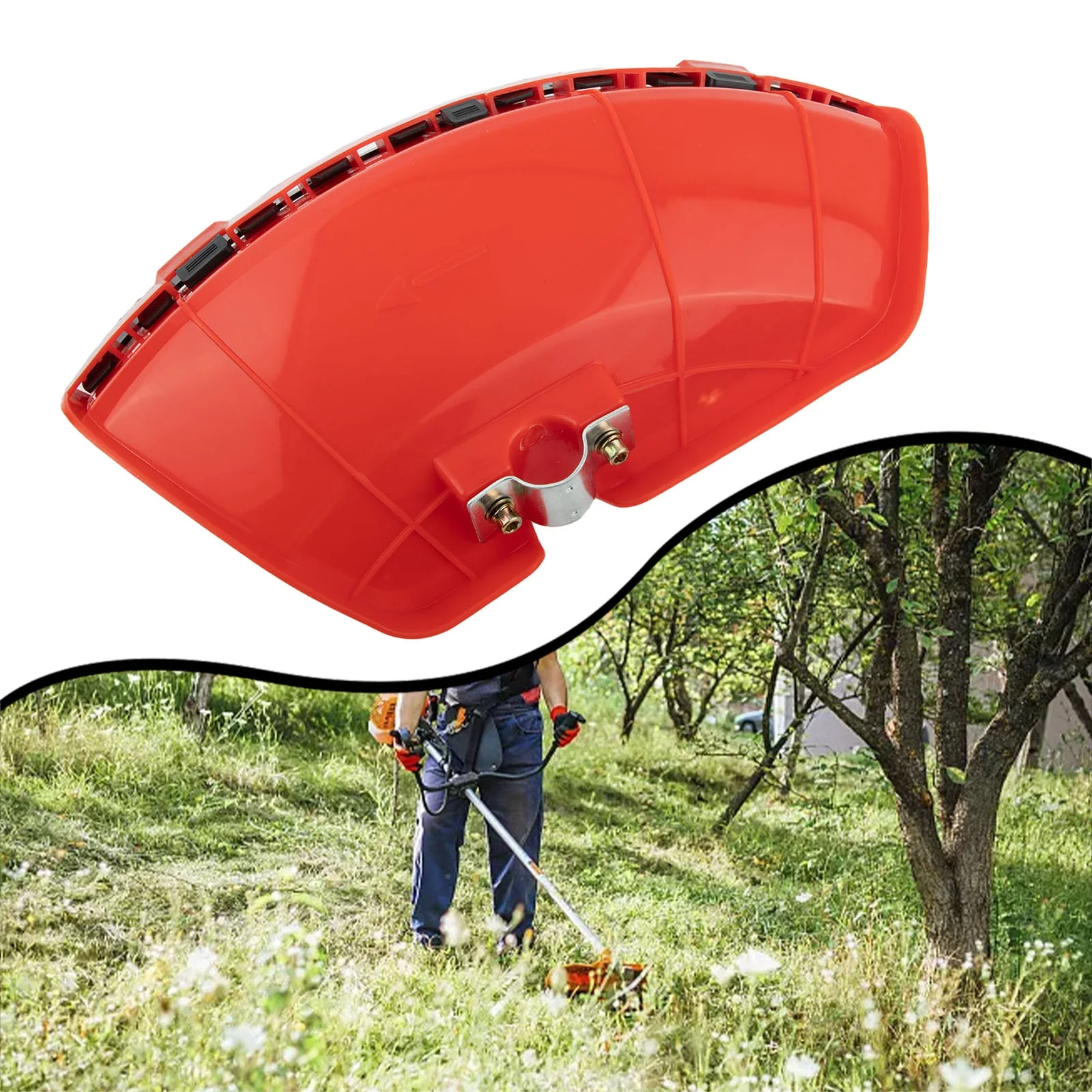 Guard Shield Cover Suitable for Various Brushcutter Parts Featuring Material and 28mm Shaft Tube Outer Diameter