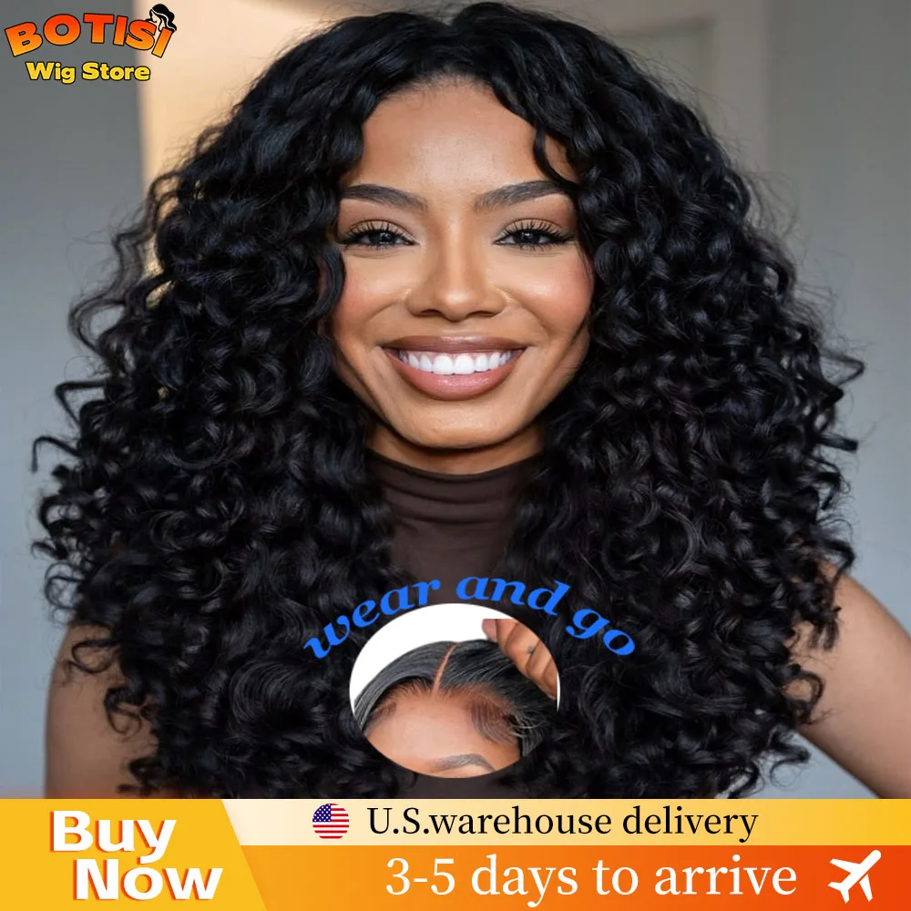 

Парик из натуральных волос с прозрачной HD-сеткой 13x6, глубокая волна, 200% плотность, 38 дюймов, без клея, 13x4, с кружевной передней частью